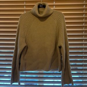H&M Tan Turtleneck Sweater